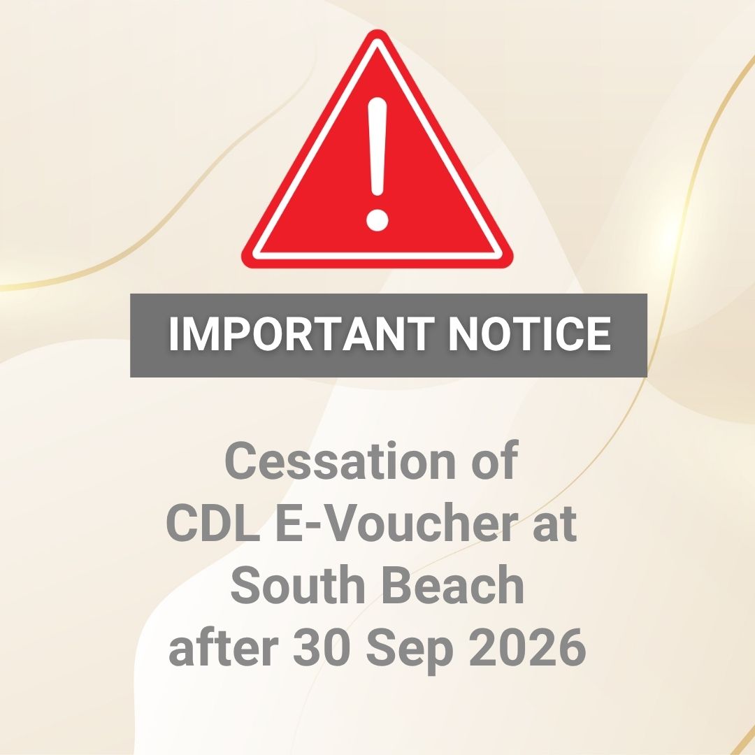 Cessation of CDL E-Vouchers at South Beach